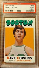 Dave Cowens 1971-72 Topps Basketball #47 Rookie Card PSA 9 OC.