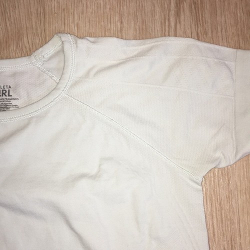 Athleta Girl Active Pale Mint Sporty T-Shirt Short Sleeve Tee size S/7 - Picture 5 of 6