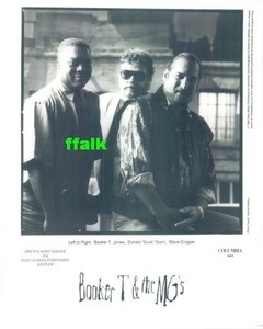 Press Photo: BOOKER T & THE MG'S 8x10 B&W 1994