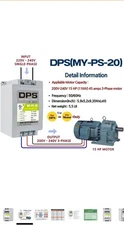 Single to 3 Phase Converter, Use 15HP(11kW) 45A Motor 200V-240V Only, MY-PS-20