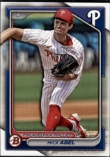 Mick Abel 2024 Bowman Draft Philadelphia Phillies #BD-78