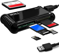 Acuvar Super High Speed All-In-1 USB Memory Card Reader Writer   Card Reader SD,