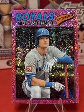 2026 Topps Heritage - Mike Yastrzemski #63 Chrome Pink Sparkle Refractor