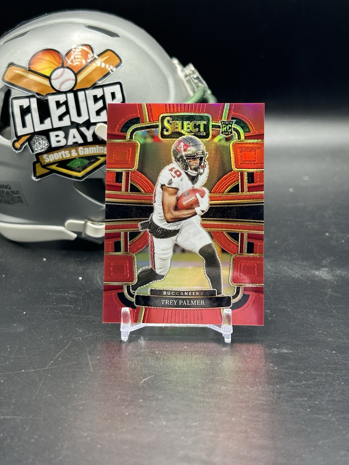 Trey Palmer Red Rookie /99 2023 Panini Select Prizm Buccaneers #94 (CBMH)