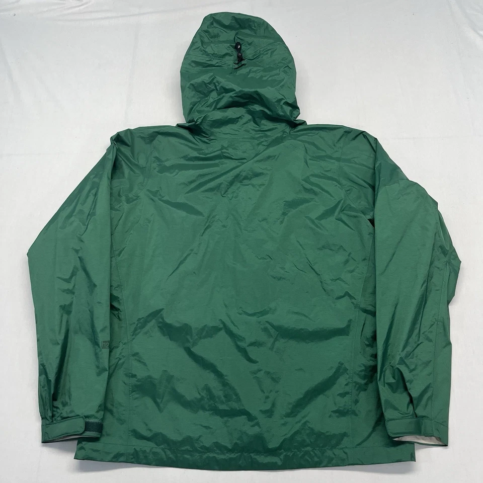 Chaqueta Patagonia Torrentshell H2NO Verde Lluvia Para Hombre Talla Grande Cremallera Completa Foto 2 de 4