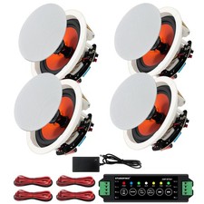 6.5 Inch Bluetooth Ceiling Speakers,600W Wired Recessed Speaker System, Ideal...