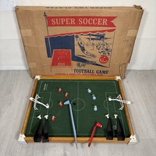 Vintage Balyna 1950's Super Soccer Table Top Magnetic Football Game - Incomplete