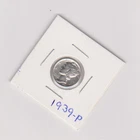 1 Mercury Dime 90% Silver Coin 1939-P