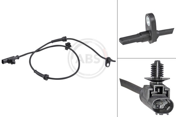 A.B.S. ABS Sensor Raddrehzahl 31865 FüR Toyota Aygo KGB40 Vvti PAB40 Peugeot 108-image