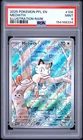 2025 POKEMON PFL EN-PHANTASMAL FLAMES ILLUSTRATION RARE #106 MEOWTH PSA 9