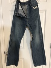 Levi's Men's 501 34x34 Original Straight Fit Jeans - Dark Wash