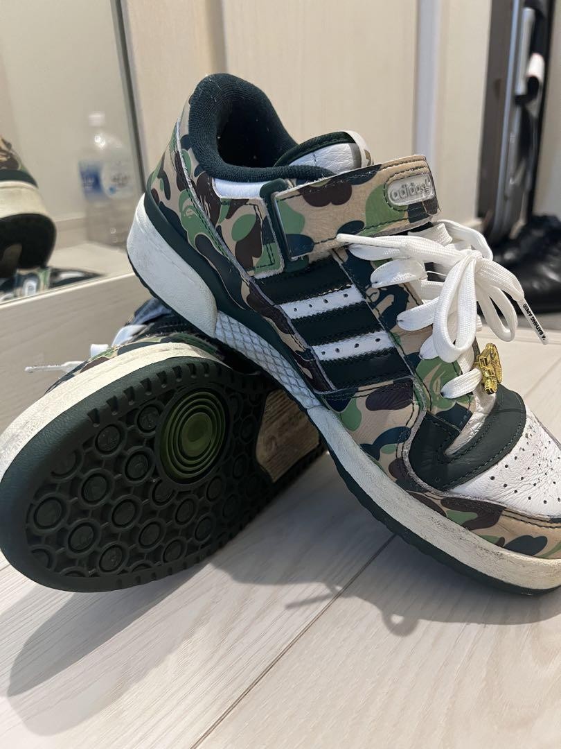 Bape X Adidas Forum Abc Camo MEN 7.5 US Excellent Used Bape X Adidas Forum Abc Camo MEN 7.5 US Excellent Used