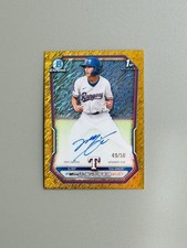 2026 Bowman 1st Chrome Prospect Autographs Seong-Jun Kim Gold Shimmer Auto /50