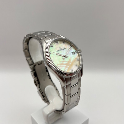 Jacques Lemans Armbanduhr Damen Perlmutt Edelstahl Uhr Modell Derby 50-4H