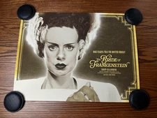 The Bride of Frankenstein Mondo 24x18 Poster Limited Edition Screen Print