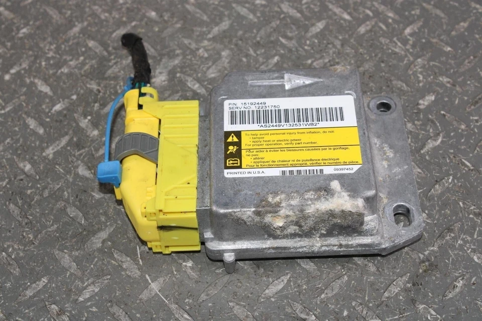 03-04 Hummer H2 Safety Crash SRS Restraint Bag Factory Control Module BCM Module Foto 4 de 4