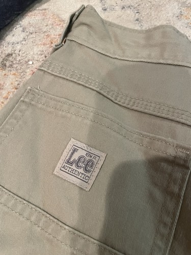 Lee Vintage Tan Regular Skater Long Line Khaki Cargo Boys Shorts 12 Regular - Picture 2 of 4