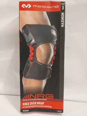 McDavid Knee Over Wrap Support Level 3 Maximum Medium w/ springe hinge Joint 