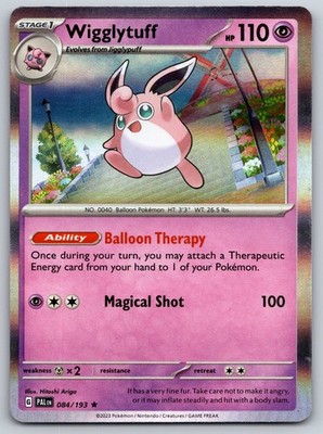 Wigglytuff Holo 084/193 SV02: Paldea Evolved Rare MP