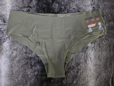 PINK by Victoria's Secret Green Low Rise Cheekster Tanga Panty Size L