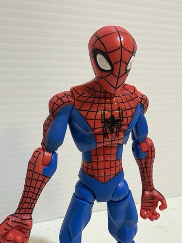 Spectacular Spider-man Super-Poseable Animated Series Hasbro 2008 Rare Figure - Foto 3 di 11