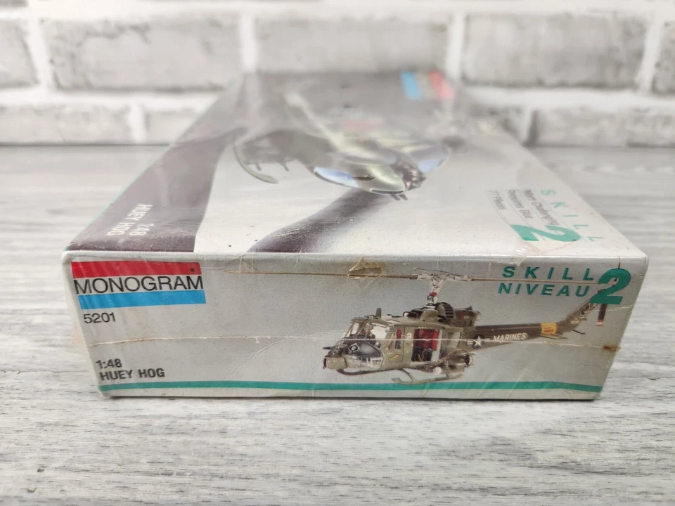 Monogram Huey Hog 1:48 Scale Model Kit Sealed 5201 - Image 4 of 4