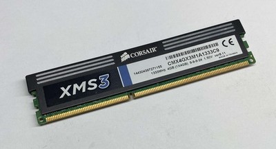 4GB Corsair XMS3 CMX4GX3M1A1333C9 PC3-10600U 1333MHz DDR3 Computer Arbeitsspeicher RAM