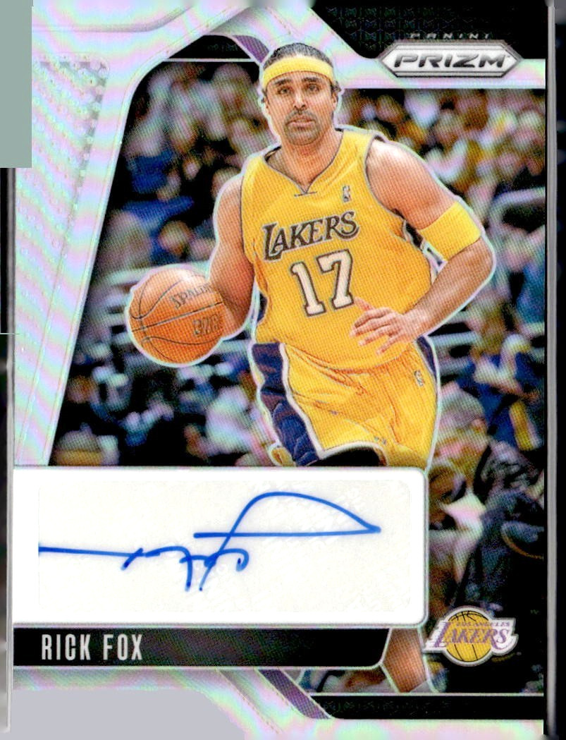 RICK FOX 2024 PRIZM **SILVER** AUTO AUTOGRAPH !!  SP🔥🔥 LA LAKERS / UNC TARHEEL