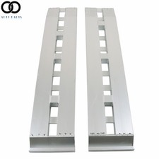 2× 60/72/80/84''Aluminum Ramps 6000Lb&6500Lbs Truck Car Auto Trailer Ramps Hook