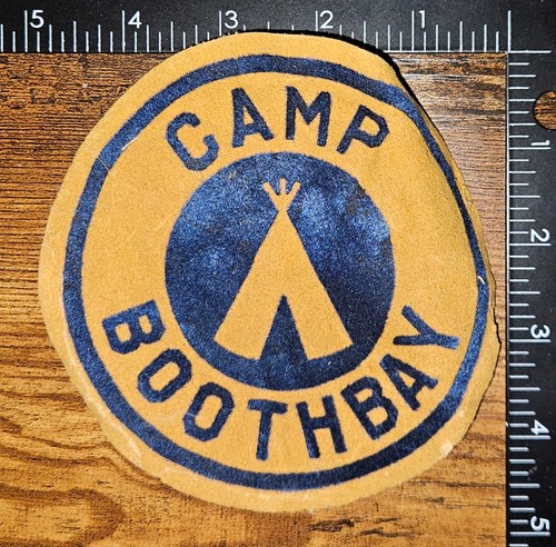 Vintage YMCA Camp Boothbay Maine Patch