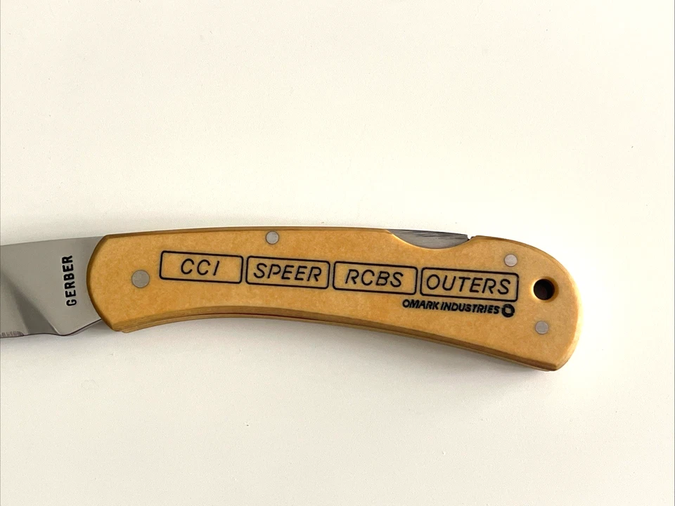 Gerber 6006 Classic LST Folding Knife Cream Micarta Handle USA Vintage - Image 4 of 4