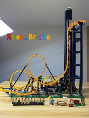 LEGO Icons 10303 Loop Coaster Prebuilt w Instructions No Box Disassembled