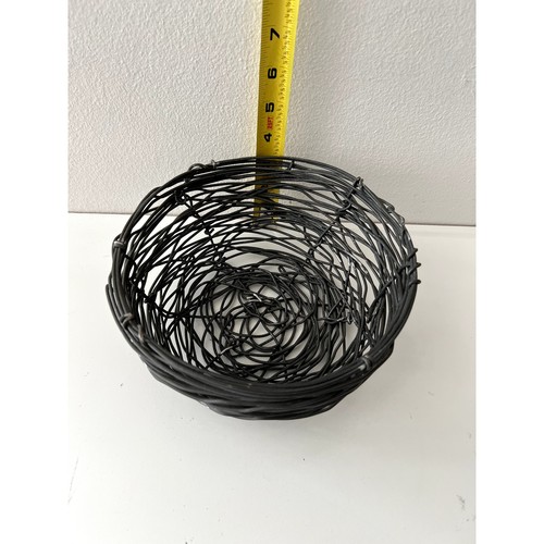 Handmade Wire Basket Bowl Beverly Hills, CA Working Art Sculpture - Picture 5 of 5