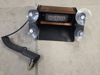 Scheibenblitzer Fronblitzer Scheibenblitz 12V mit Winkelstecker