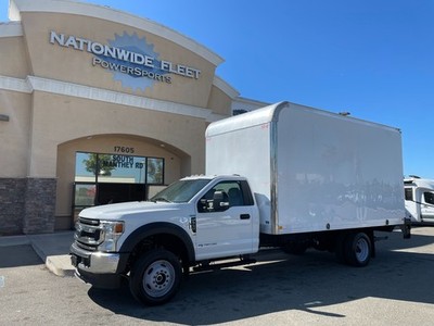 2021 Ford F550 Diesel 4X4 Box Truck Off Lease Company Truck Ready For Work Now