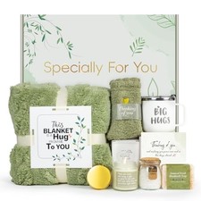 Sympathy Gift Baskets for Loss of Loved One, Bereavement Care Package for Green