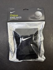 Nike Streak Volleyball Knee Pads Adult Size XS/S Small Black/White