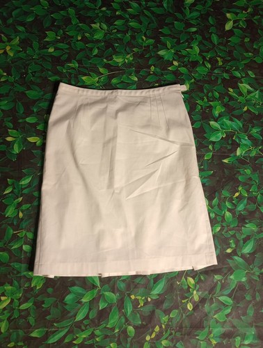 Falda Tenis Vintage Christian Dior Marfil Crema Talla 6 Hecha en Portugal - Imagen 1 de 6