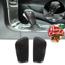 Gear Lever Shift Knob Cover Trim Decor For Jeep Grand Cherokee 17+ Carbon Fiber