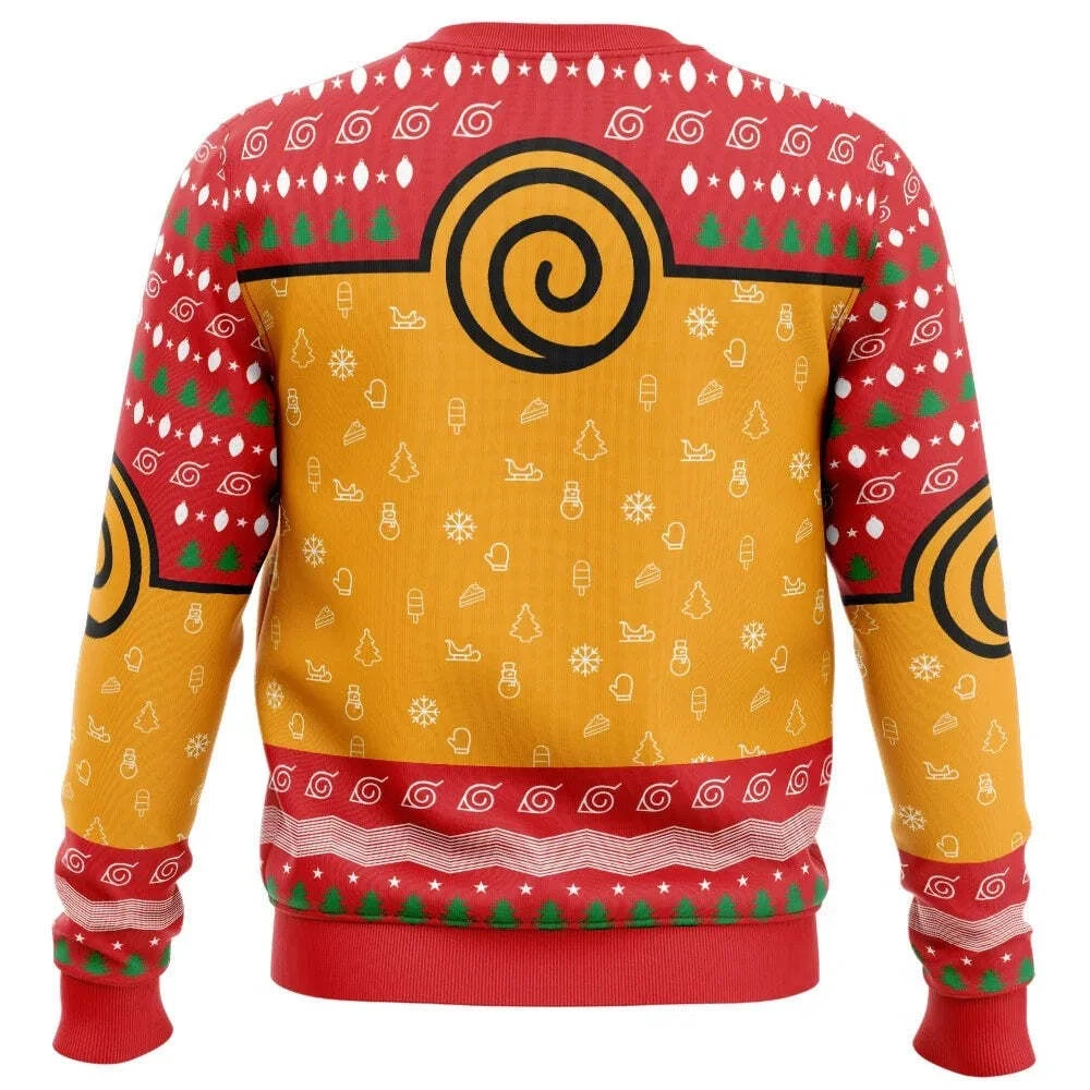 Narutoo Shippuden Nine-Tails Chakra Mode Christmas Ugly Sweater