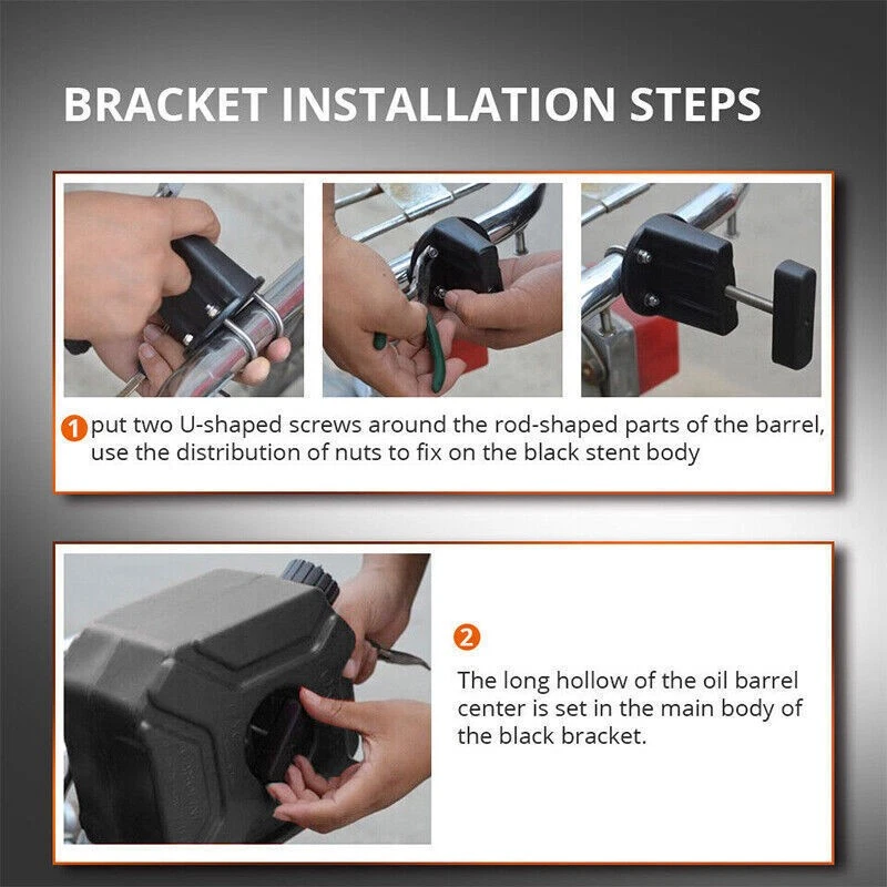 5L Gas Fuel Tank Gas Can Oil Storage Can For ATV UTV Gokart Motorcycle Car SUV - Image 4 of 4