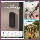 Wired Video Doorbell 2K Head-to-Toe View Hardwired Two-Way Audio Night Vision