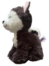 NICI Kuscheltier Husky Hund Plüschtier Braun Weiß 21cm Stofftier