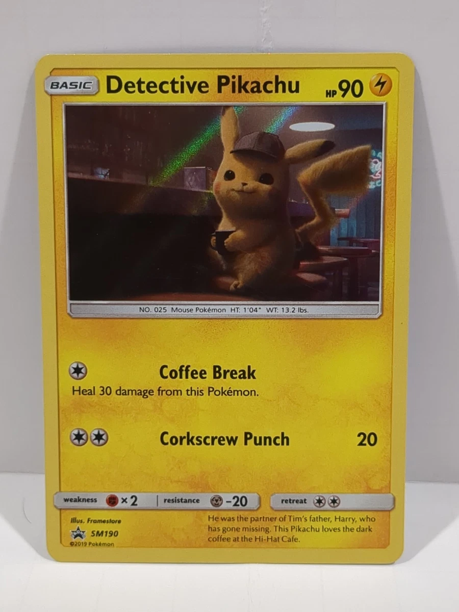 Detective Pikachu SM190 Sm for sale | eBay