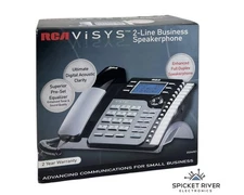 NEW - RCA ViSys 25204RE1 2-Line Corded Business Full Duplex Speakerphone