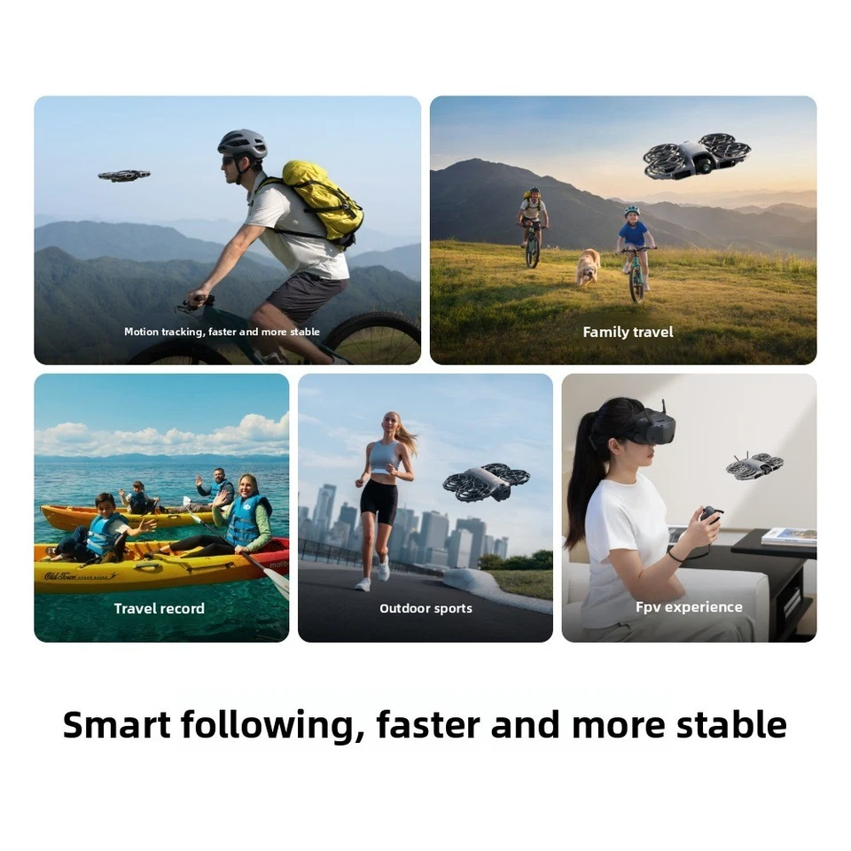 Drone DJI Neo 2 4K con seguimiento inteligente para principiantes fotografía aérea fácil Foto 3 de 4