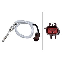 Sensor Abgastemperatur 2-Polig 430 Mm Kabel Hella FüR U.A. Jeep Grand