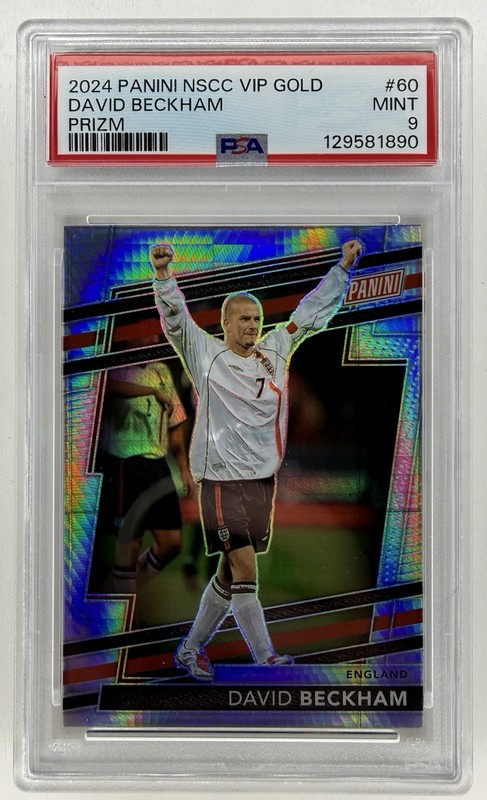 David Beckham 2024 Panini NSCC VIP Gold Pack Hyper Prizm Refractor #60