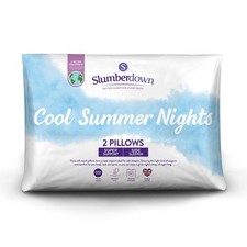 Image of Slumberdown Cool Summer Night Pillows Pack Of 2 - New Sealed - Free Postage