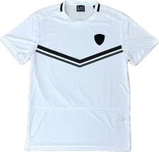 Emporio Armani EA7 Men's White Dynamic Athlete Jersey Tee T-Shirt XL